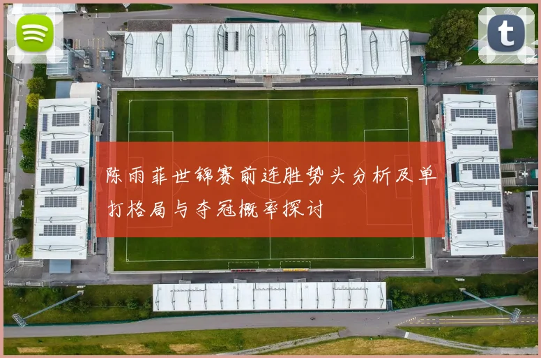 陈雨菲世锦赛前连胜势头分析及单打格局与夺冠概率探讨